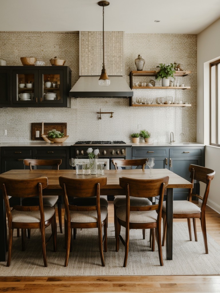 eclectic-dining-room-style-featuring-mix-different-furniture-styles-patterns-textures-unique-visually-interesting-space