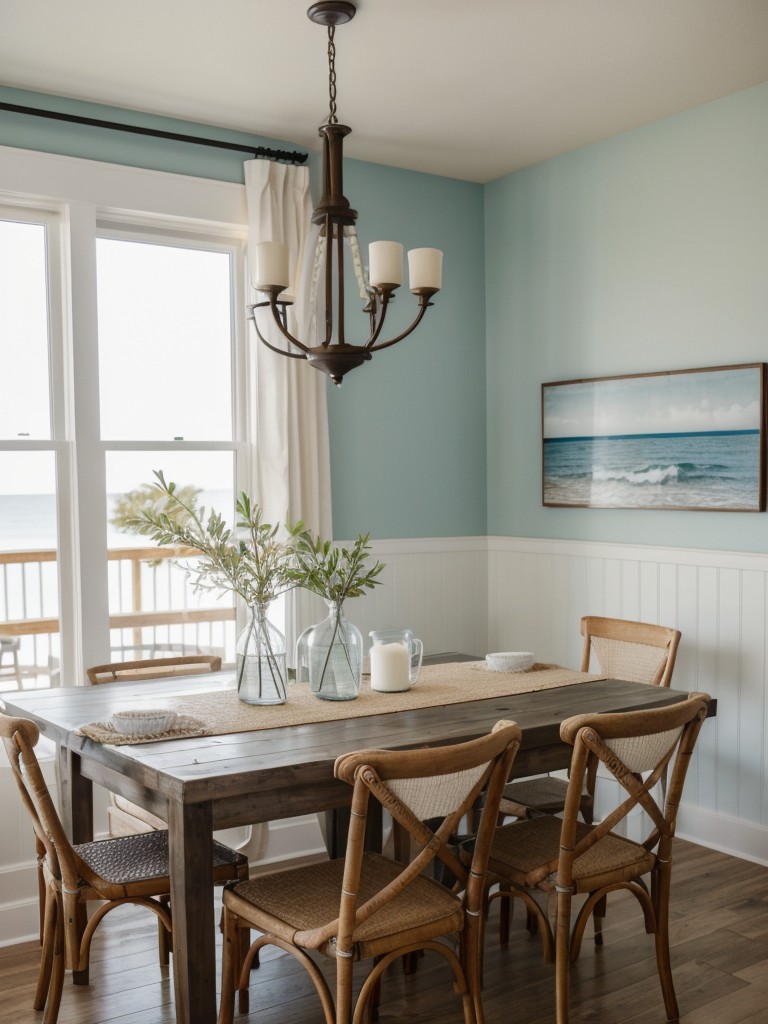 coastal-dining-room-ideas-beachy-vibe-natural-materials-nautical-accents