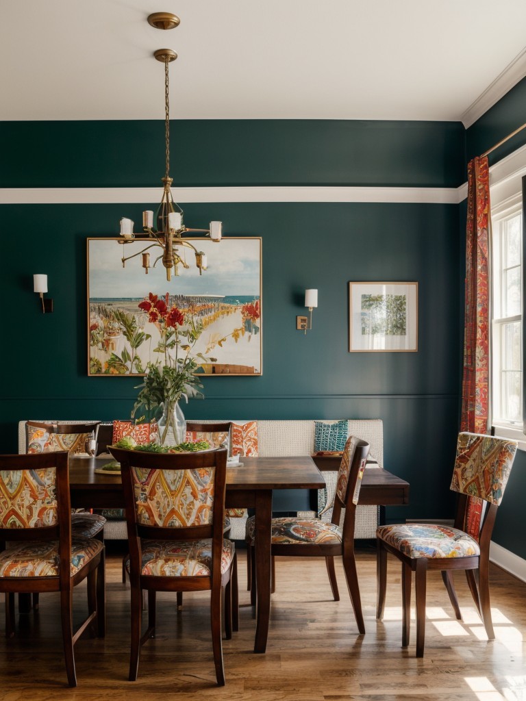 eclectic-dining-room-ideas-mix-different-styles-bold-patterns-unique-decor-pieces