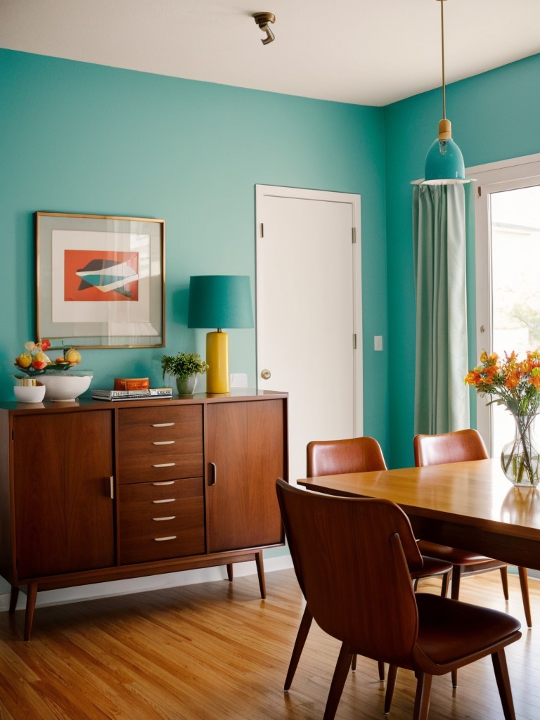 mid-century-modern-dining-room-ideas-retro-inspired-furniture-vibrant-colors-retro-decor