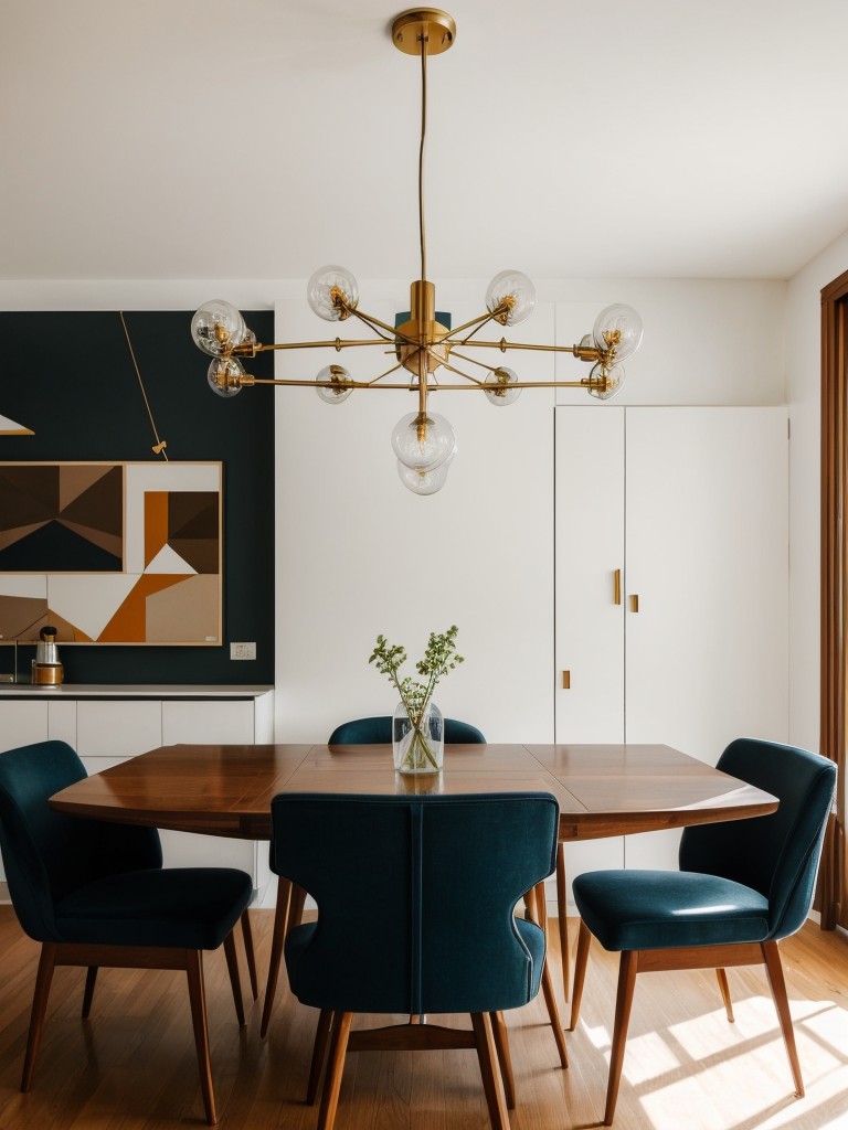mid-century-modern-dining-room-ideas-retro-furniture-pieces-geometric-patterns-iconic-lighting-fixtures-like-sputnik-chandelier