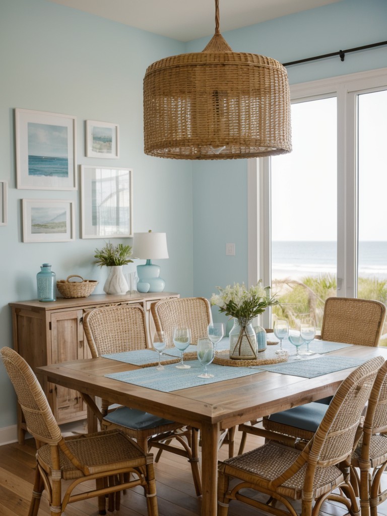 coastal-dining-room-ideas-beach-inspired-decor-light-blue-accents-natural-textures-like-rattan-seagrass