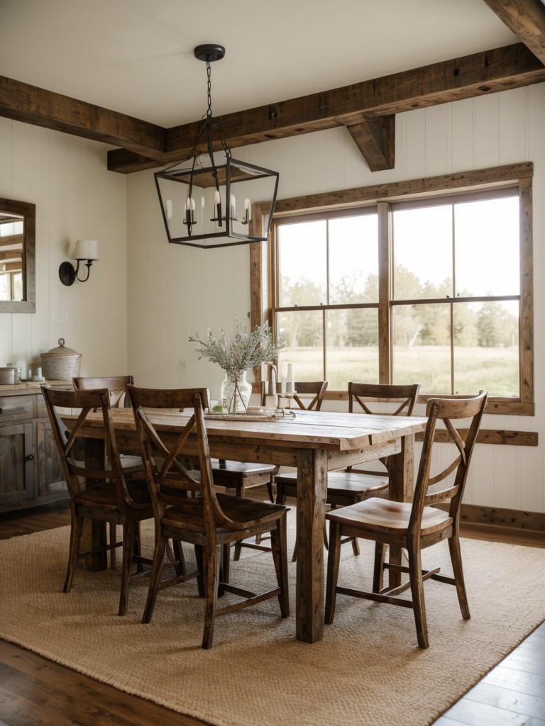 cozy-farmhouse-dining-room-ideas-rustic-furniture-reclaimed-wood-accents-simple-inviting-color-palette