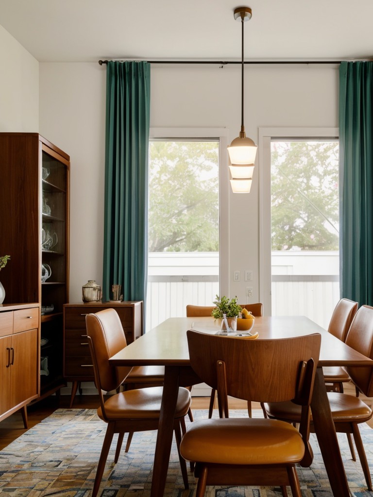 mid-century-modern-dining-room-ideas-retro-furniture-bold-geometric-patterns-statement-lighting-vintage-inspired-aesthetic
