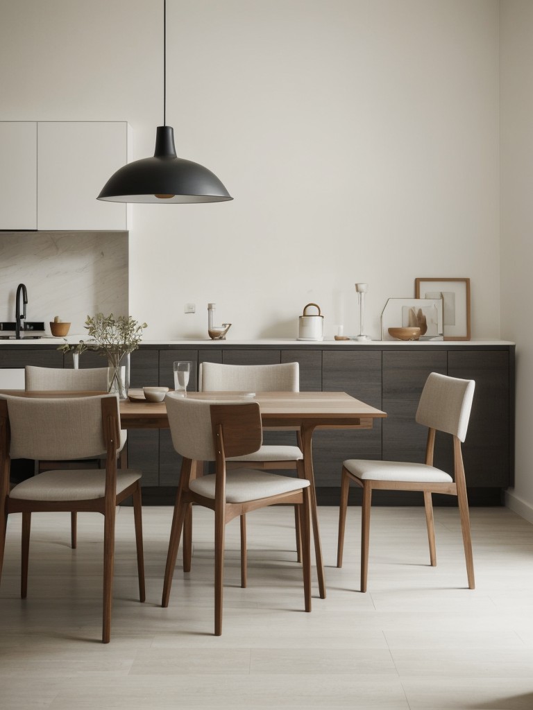 minimalist-dining-room-ideas-neutral-color-palette-sleek-furniture-simple-artwork
