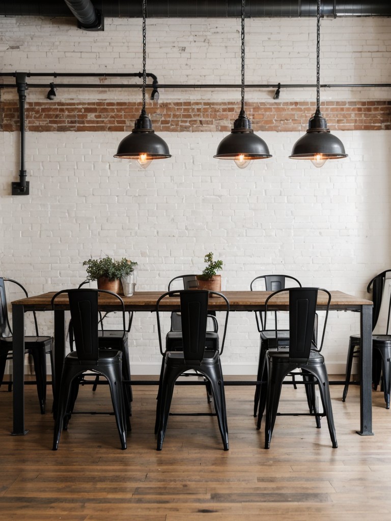 industrial-dining-room-ideas-metal-accents-exposed-brick-walls-edgy-urban-inspired-decor