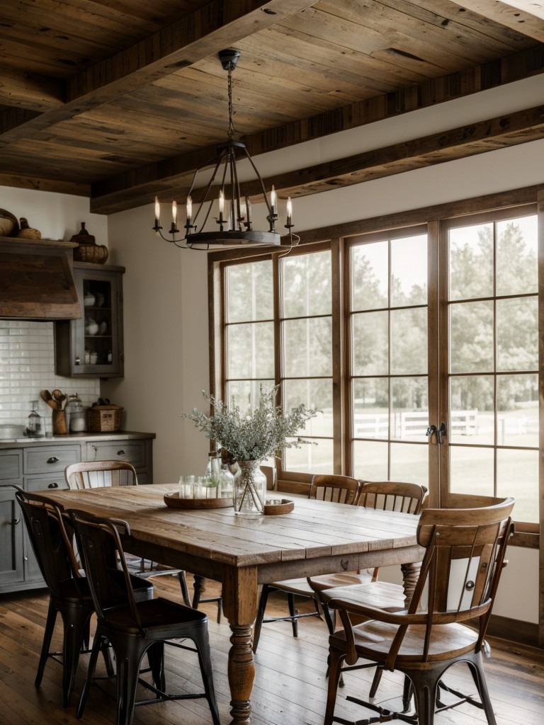 farmhouse-dining-room-ideas-showcasing-vintage-furniture-reclaimed-wood-details-charming-country-inspired-decor-cozy-nostalgic-atmosphere
