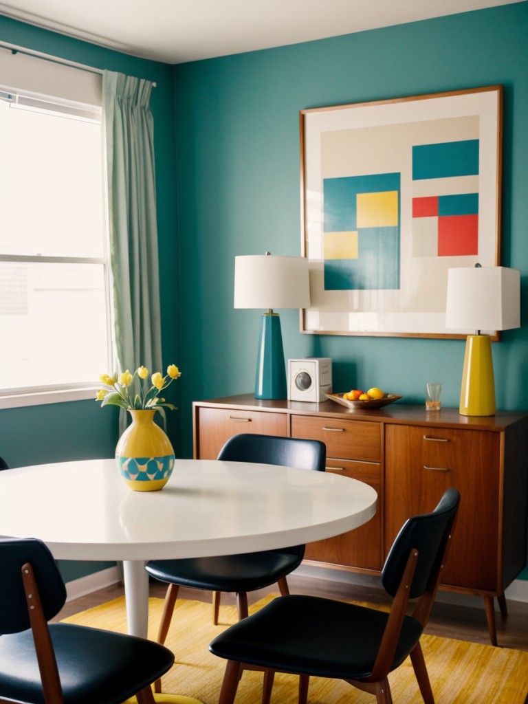 mid-century-modern-dining-room-ideas-featuring-iconic-furniture-bold-patterns-bright-pops-color-retro-stylish-look