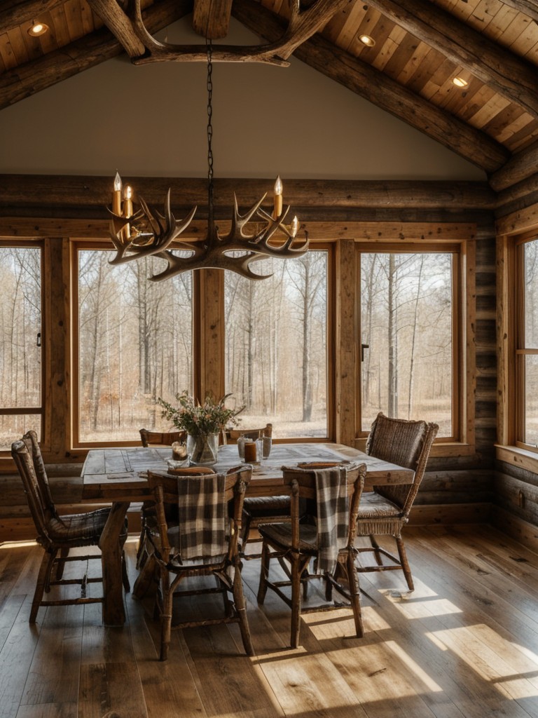 rustic-dining-room-ideas-cozy-cabin-inspired-design-featuring-natural-wood-furniture-warm-earth-tones-rustic-decor-like-antler-chandeliers-buffalo-pla