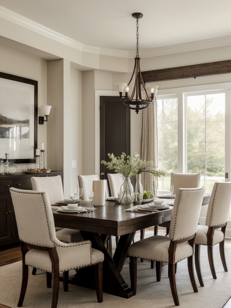 transitional-dining-room-ideas-blend-traditional-contemporary-design-elements-combining-classic-furniture-modern-lighting-neutral-color-schemes-timele