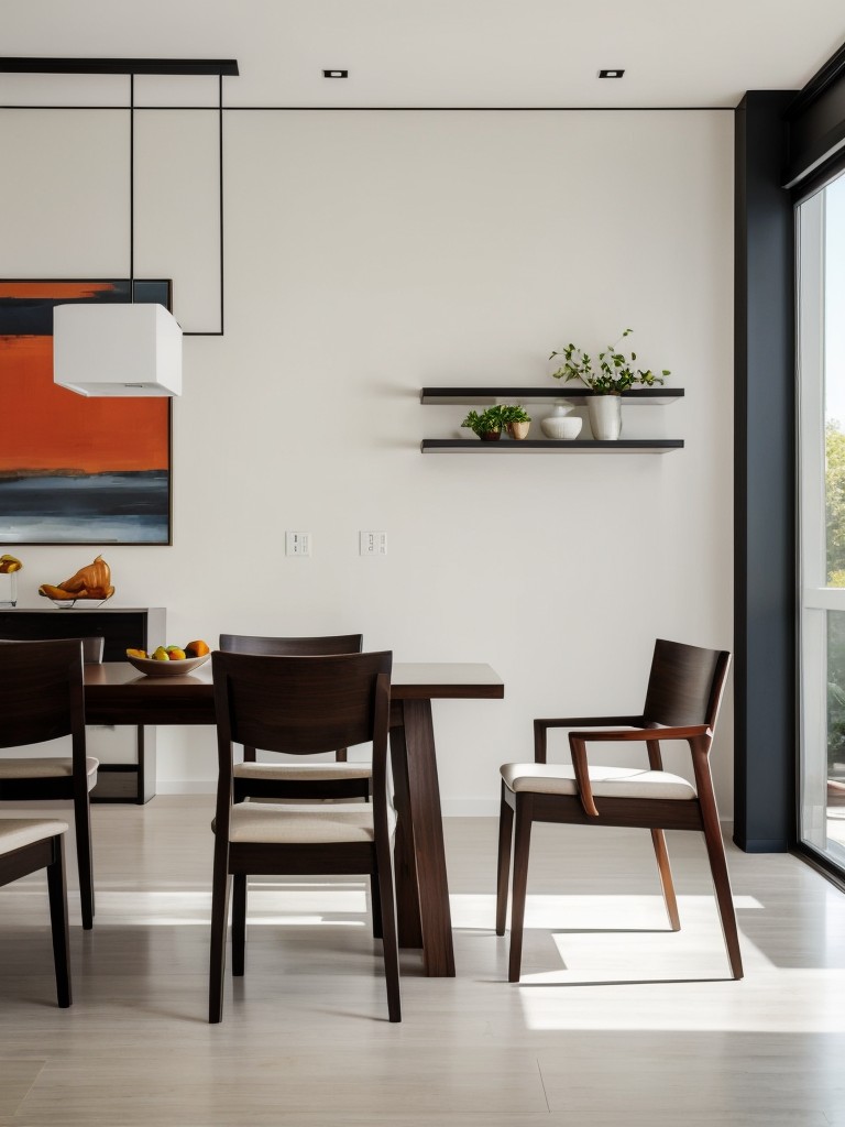 contemporary-dining-room-ideas-sleek-modern-furniture-bold-pops-color-focus-clean-lines-minimalism