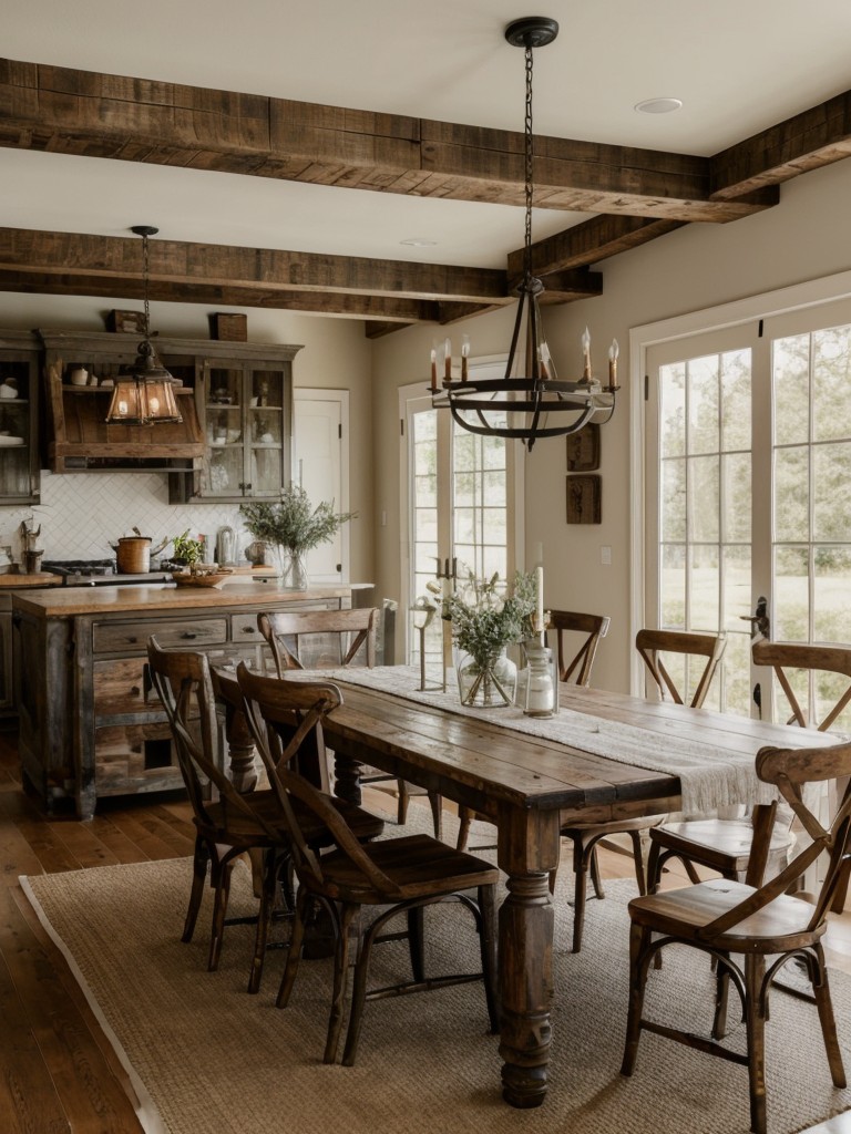 rustic-farmhouse-dining-room-ideas-featuring-distressed-wood-furniture-vintage-accents-cozy-country-charm