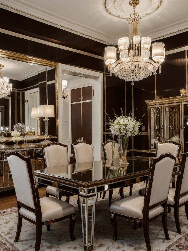 glamorous-dining-room-ideas-incorporating-opulent-details-like-crystal-chandeliers-mirrored-furniture-luxurious-textures-like-velvet-silk