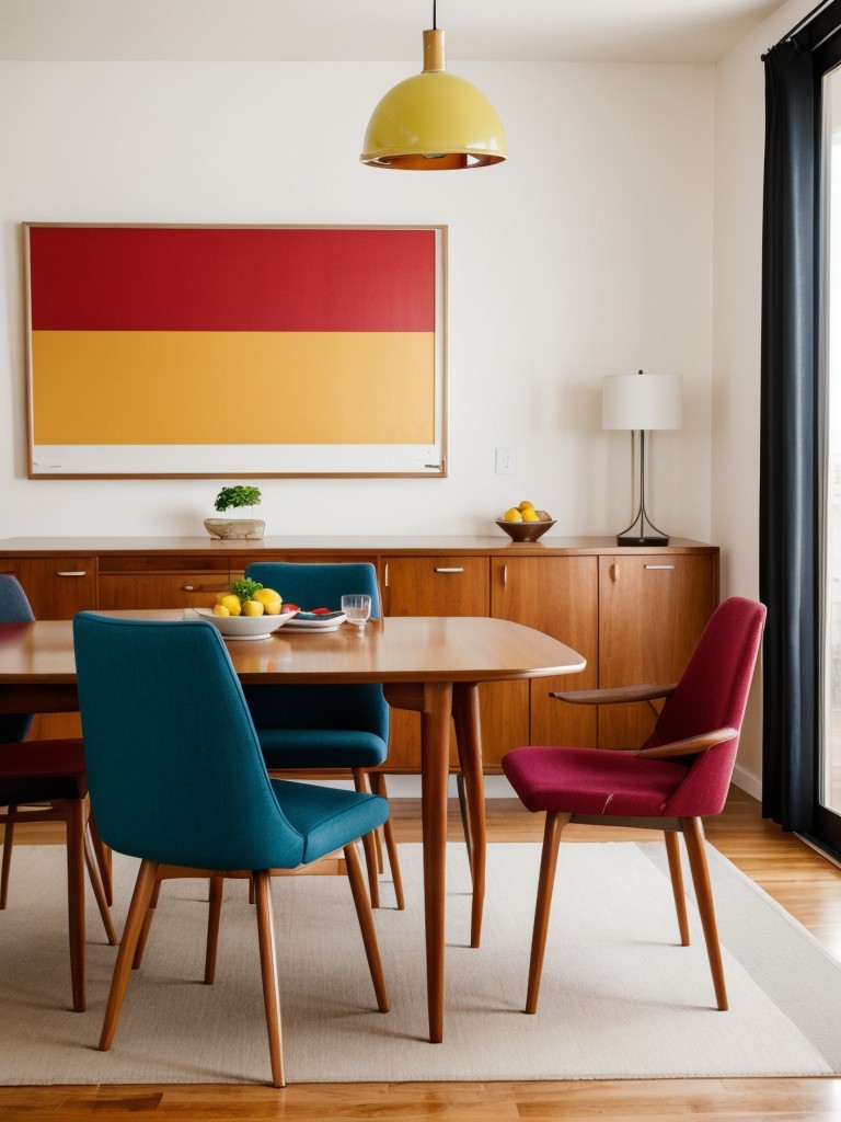 mid-century-modern-dining-room-ideas-sleek-furniture-designs-bold-prints-vibrant-colors-stylish-retro-look