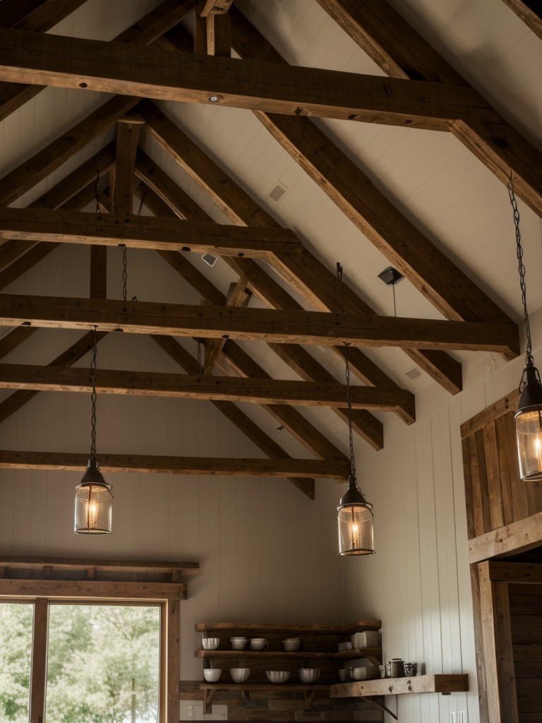 add-rustic-elements-like-barn-inspired-lighting-fixtures-exposed-wooden-beams-ceiling-charming-ambiance