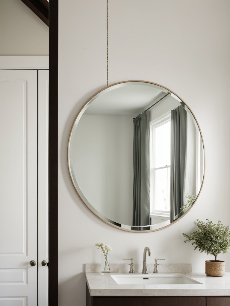 hang-oversized-mirror-one-wall-to-visually-expand-space-reflect-natural-light-creating-airy-atmosphere