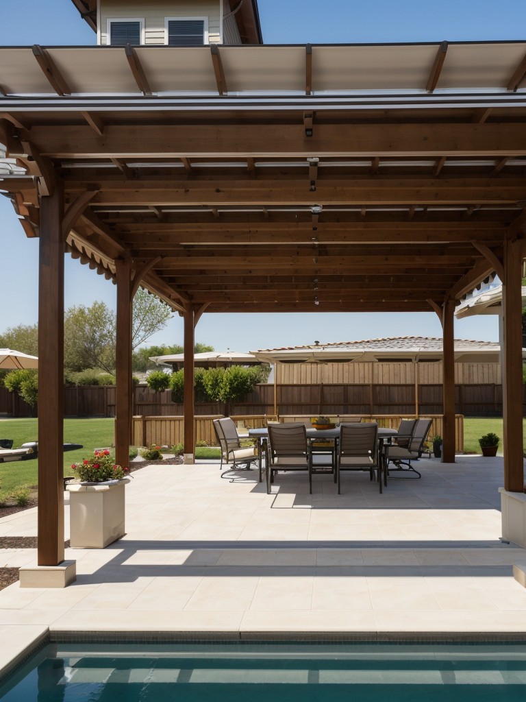 install-pergola-retractable-awning-to-provide-shade-protection-sun