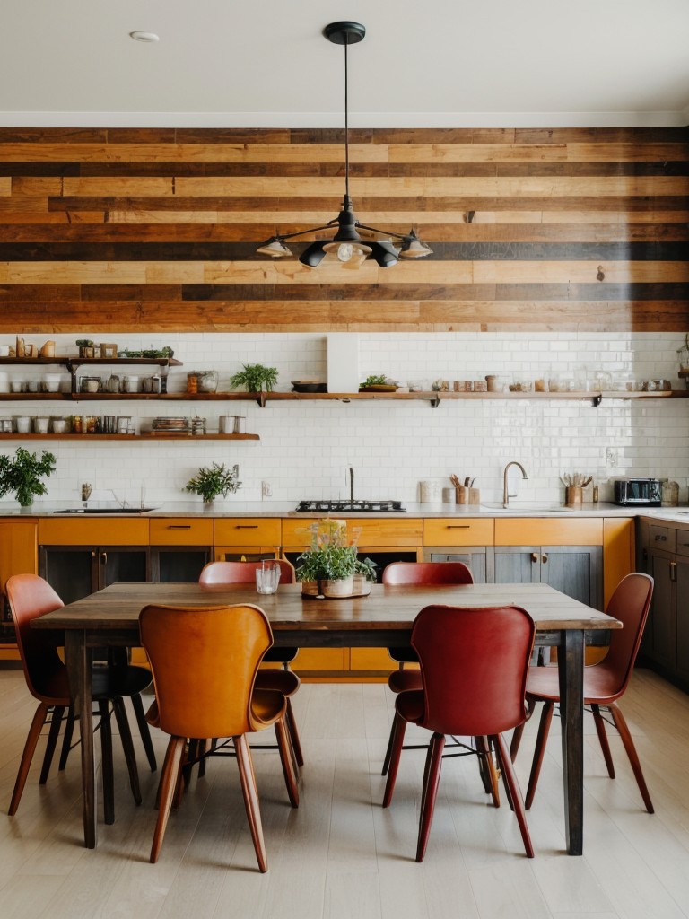 eclectic-dining-room-ideas-mix-vintage-modern-furniture-bold-patterns-vibrant-wall-art