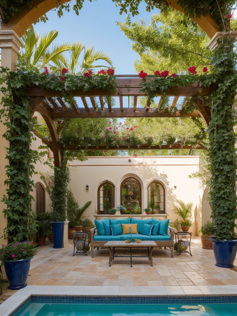 mediterranean-backyard-ideas-that-incorporate-vibrant-colors-tiled-accents-pergola-covered-climbing-vines-evoking-mediterranean-vacation-vibe