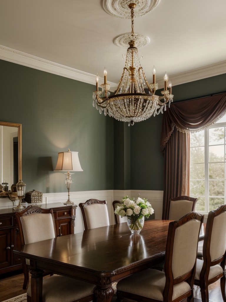 traditional-dining-room-ideas-elegant-furniture-rich-colors-formal-touches-like-chandeliers-draperies-classic-timeless-feel