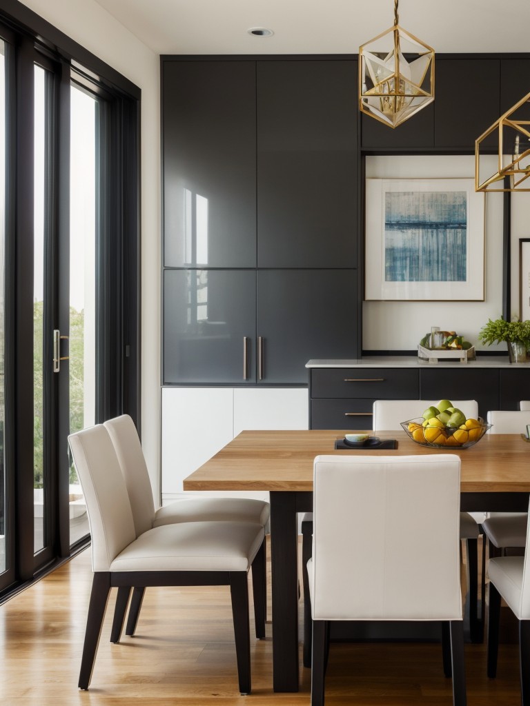 contemporary-dining-room-ideas-sleek-furniture-bold-colors-geometric-design-patterns