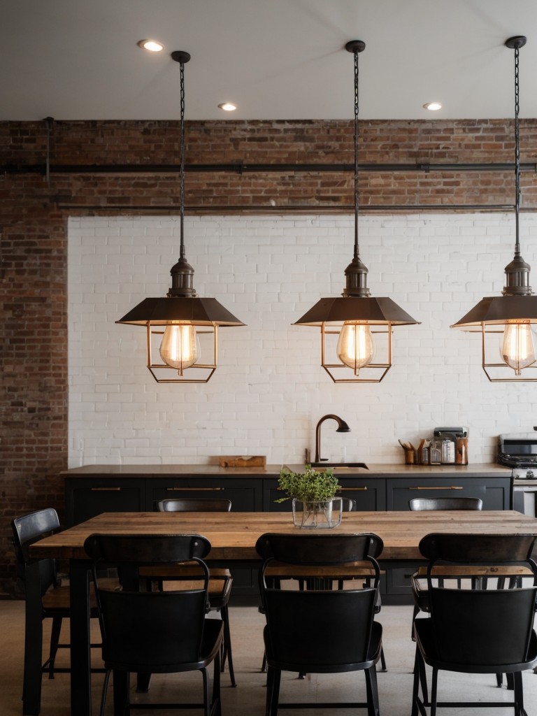 industrial-dining-room-ideas-exposed-brick-walls-metal-furniture-edgy-lighting-fixtures-raw-urban-aesthetic