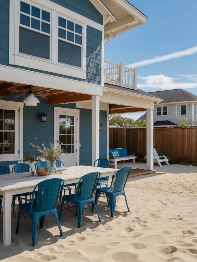 coastal-inspired-backyard-ideas-nautical-color-scheme-beachy-decor-beach-volleyball-court