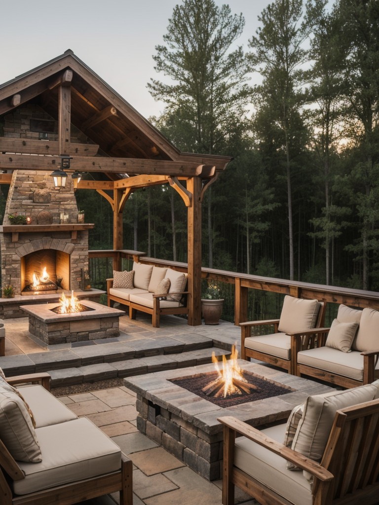 rustic-backyard-retreat-ideas-cozy-fire-pit-wooden-pergola-comfortable-outdoor-seating-area