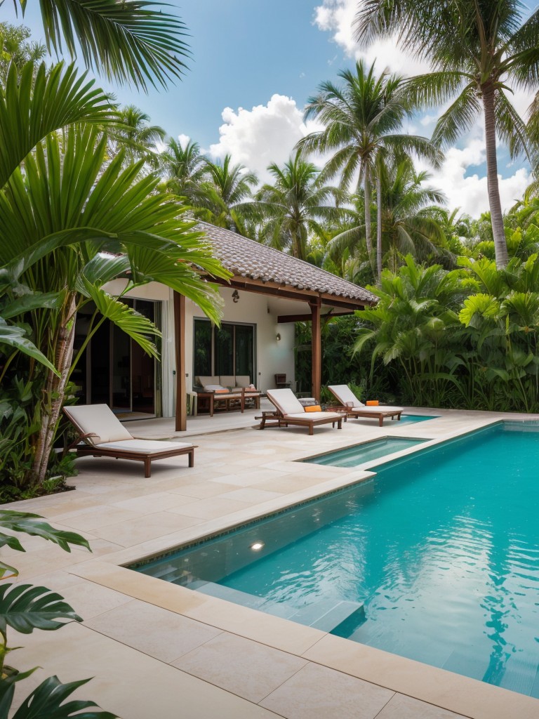 tropical-backyard-oasis-ideas-swimming-pool-palm-trees-vibrant-floral-accents