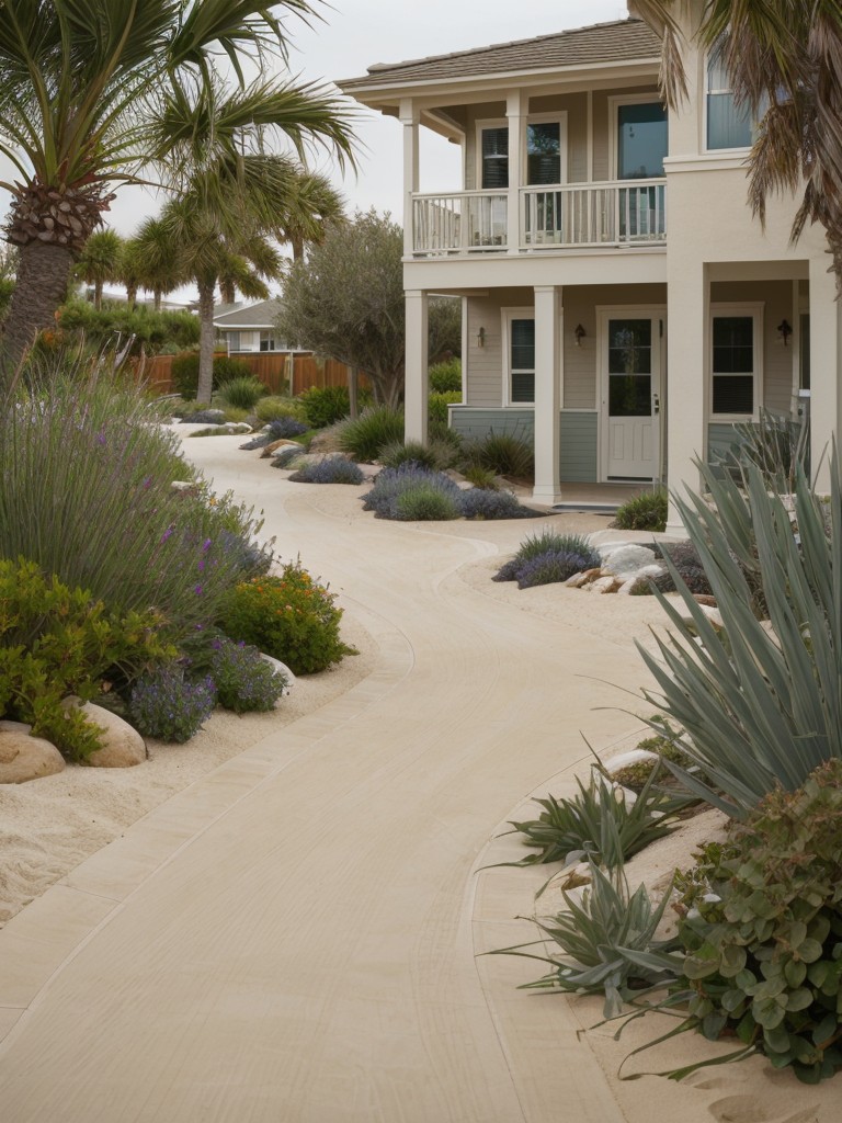 coastal-frontyard-landscaping-ideas-that-capture-essence-beach-living-incorporating-sand-colored-pathways-nautical-decor-drought-tolerant-coastal-plan