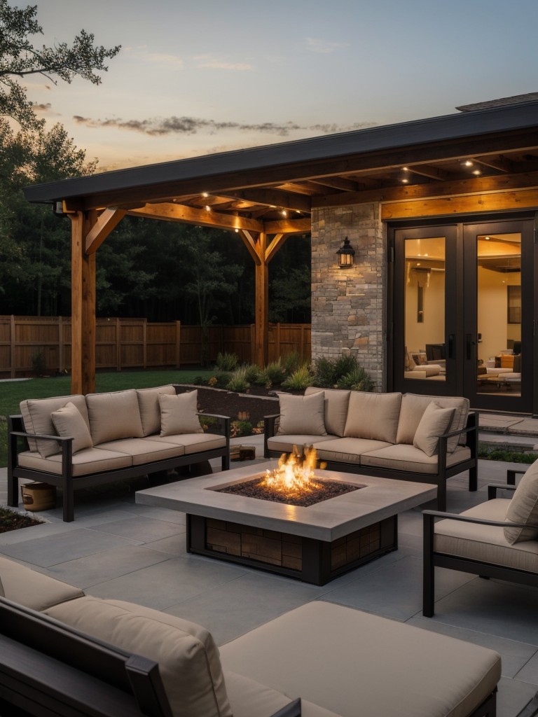frontyard-fire-pit-ideas-cozy-evenings-using-seating-options-like-built-benches-outdoor-sofas-fire-resistant-materials