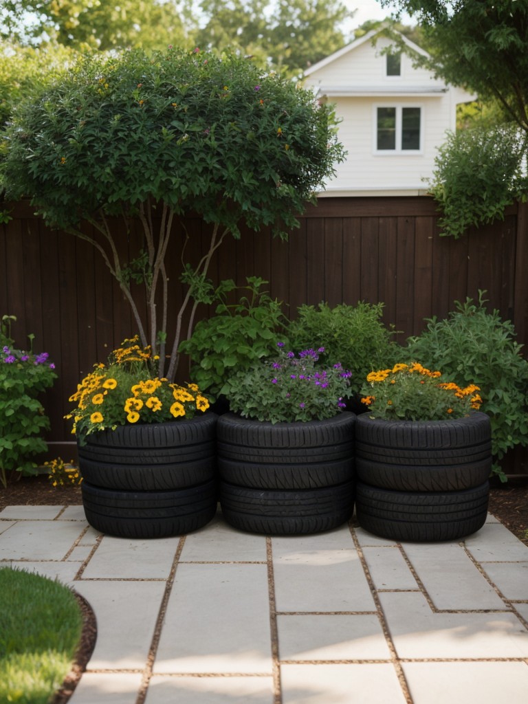 transform-old-tires-into-colorful-planters-to-add-unique-touch-to-frontyard