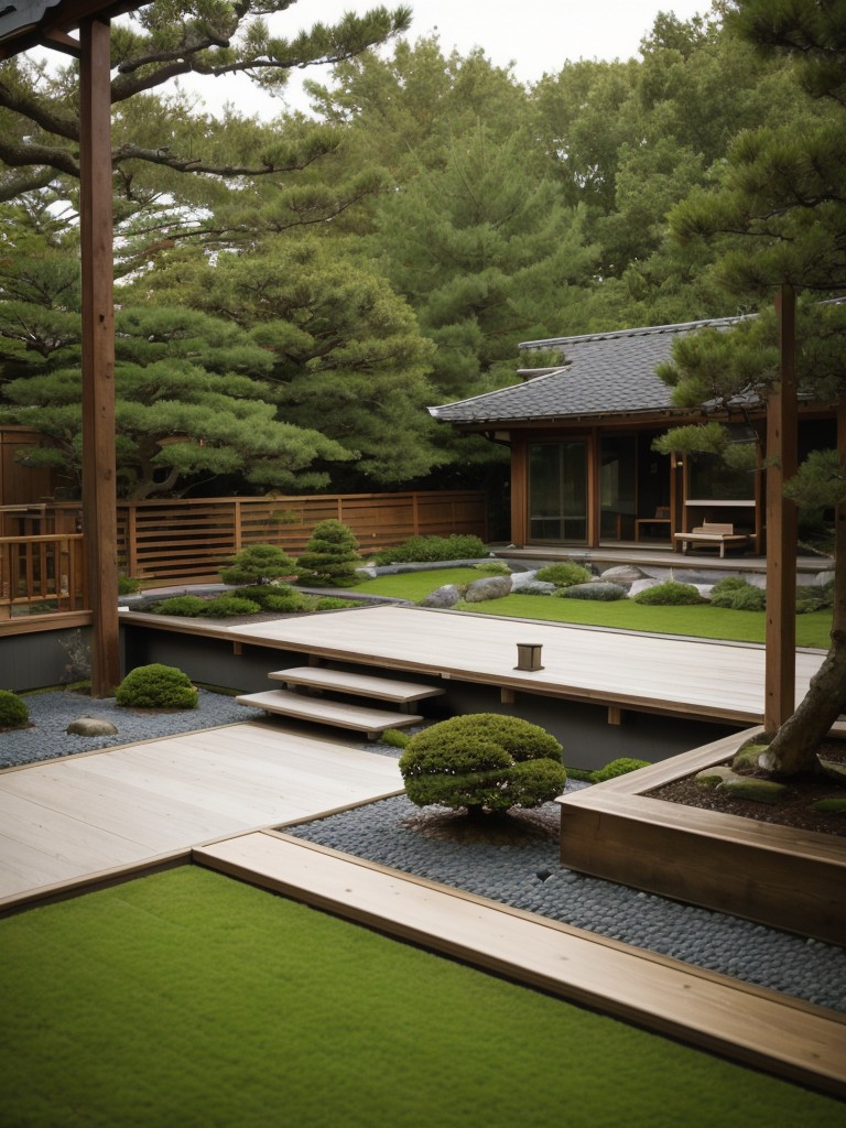 japanese-inspired-frontyard-ideas-peaceful-serene-ambiance-using-bonsai-trees-gravel-gardens-wooden-bridges