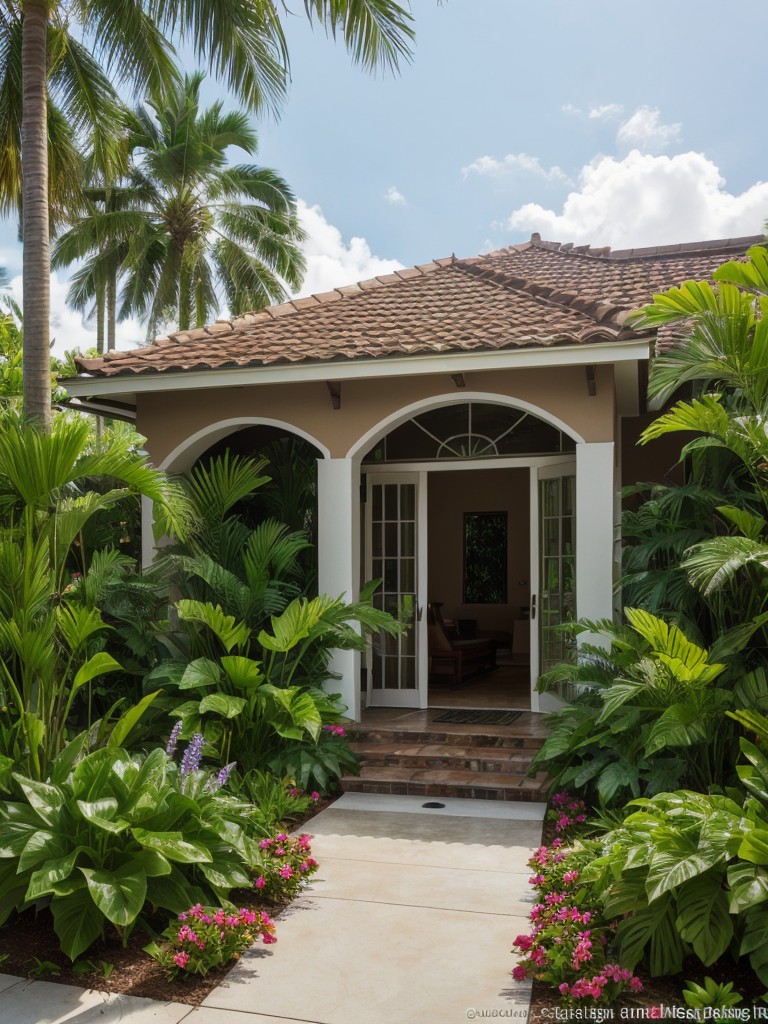 tropical-frontyard-ideas-lush-greenery-palm-trees-colorful-flowers-creating-oasis-like-atmosphere-perfect-relaxation