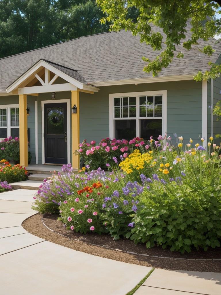 colorful-frontyard-ideas-adding-vibrant-flowers-colorful-accessories-bold-paint-choices-to-create-lively-eye-catching-frontyard