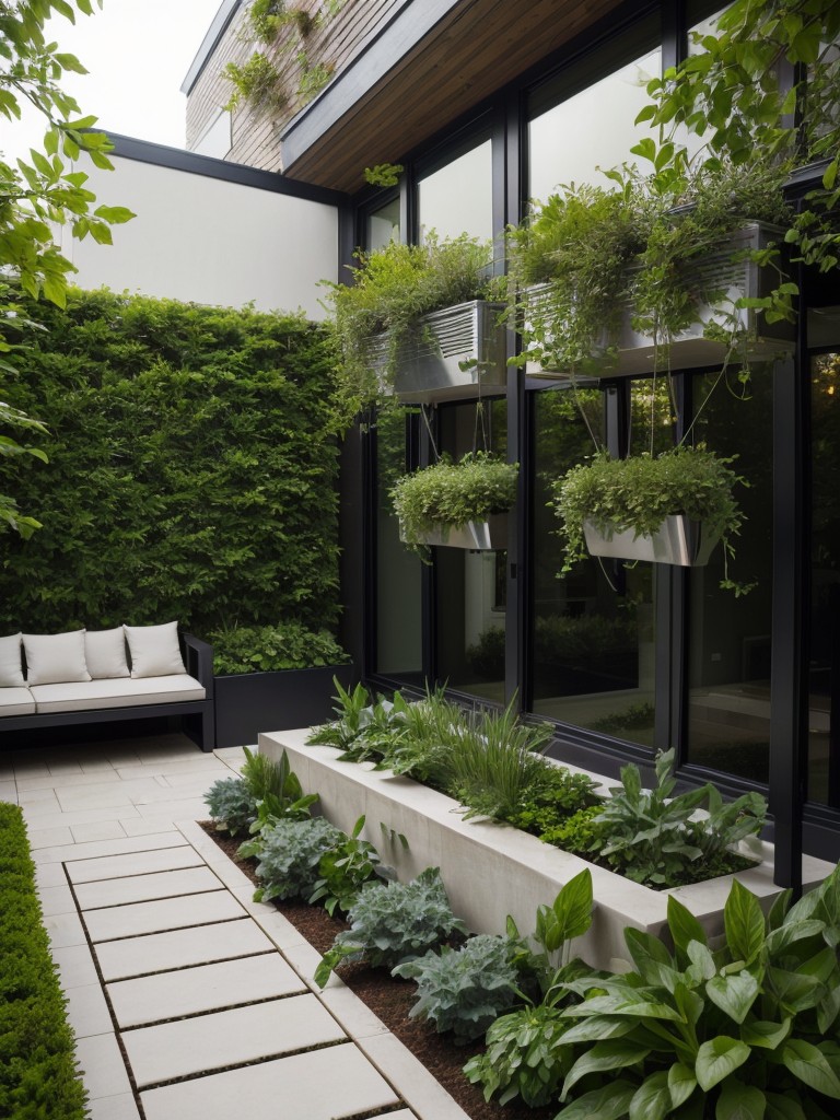 incorporate-vertical-gardens-hanging-planters-to-maximize-greenery-limited-frontyard-space
