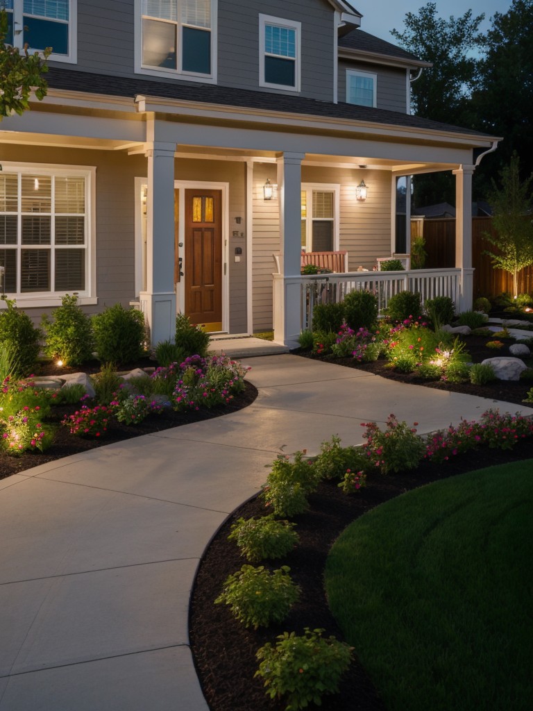 frontyard-curb-appeal-tips-using-creative-lighting-solutions-colorful-planters-to-make-bold-statement