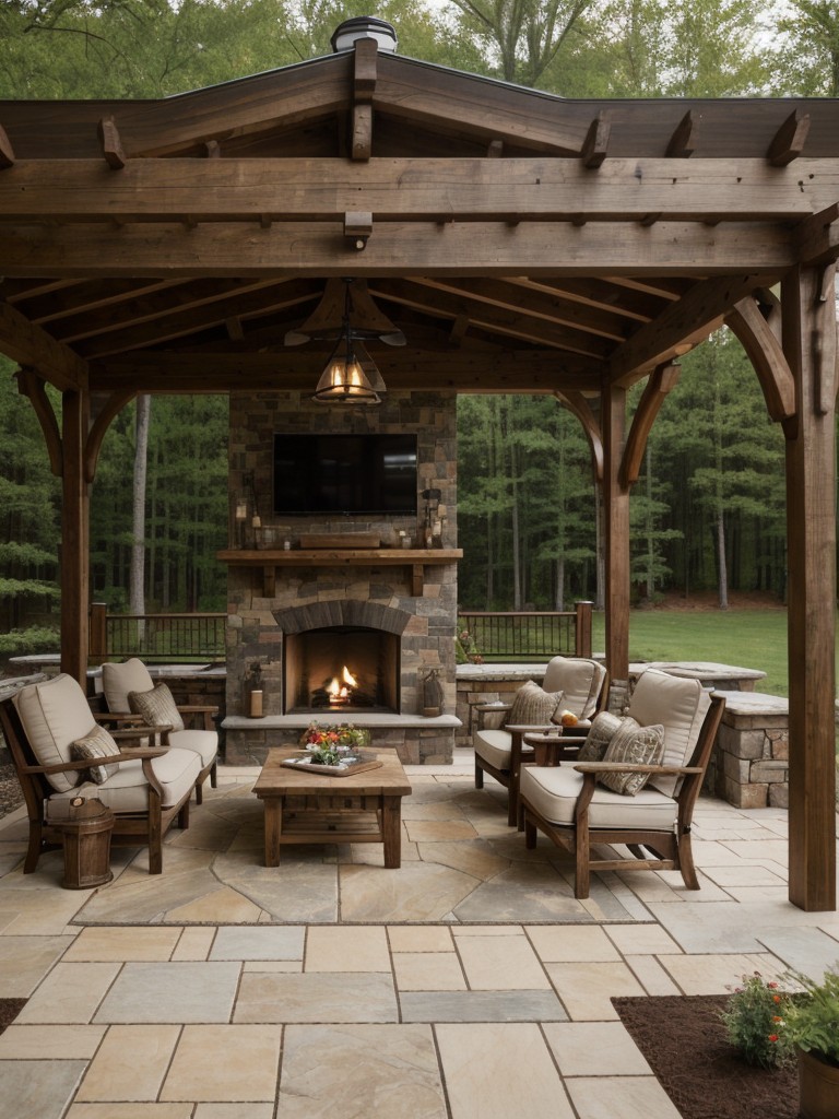 Year-round Outdoor Living: Cozy Backyard Patio Ideas with Fire Pit ...