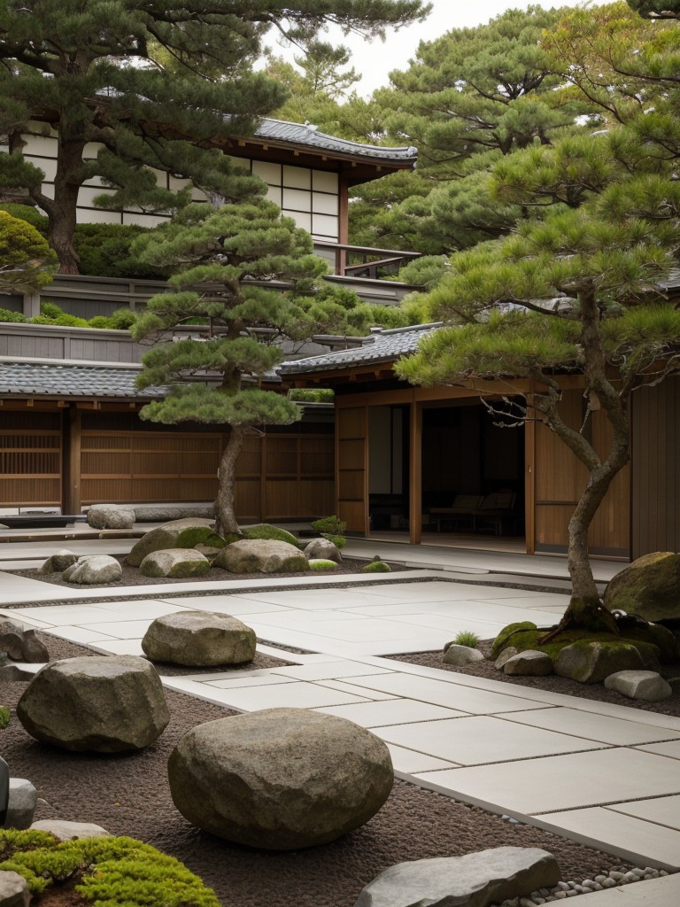 japanese-zen-garden-frontyard-simple-rock-formations-bonsai-trees-calming-meditative-atmosphere-to-promote-relaxation-harmony
