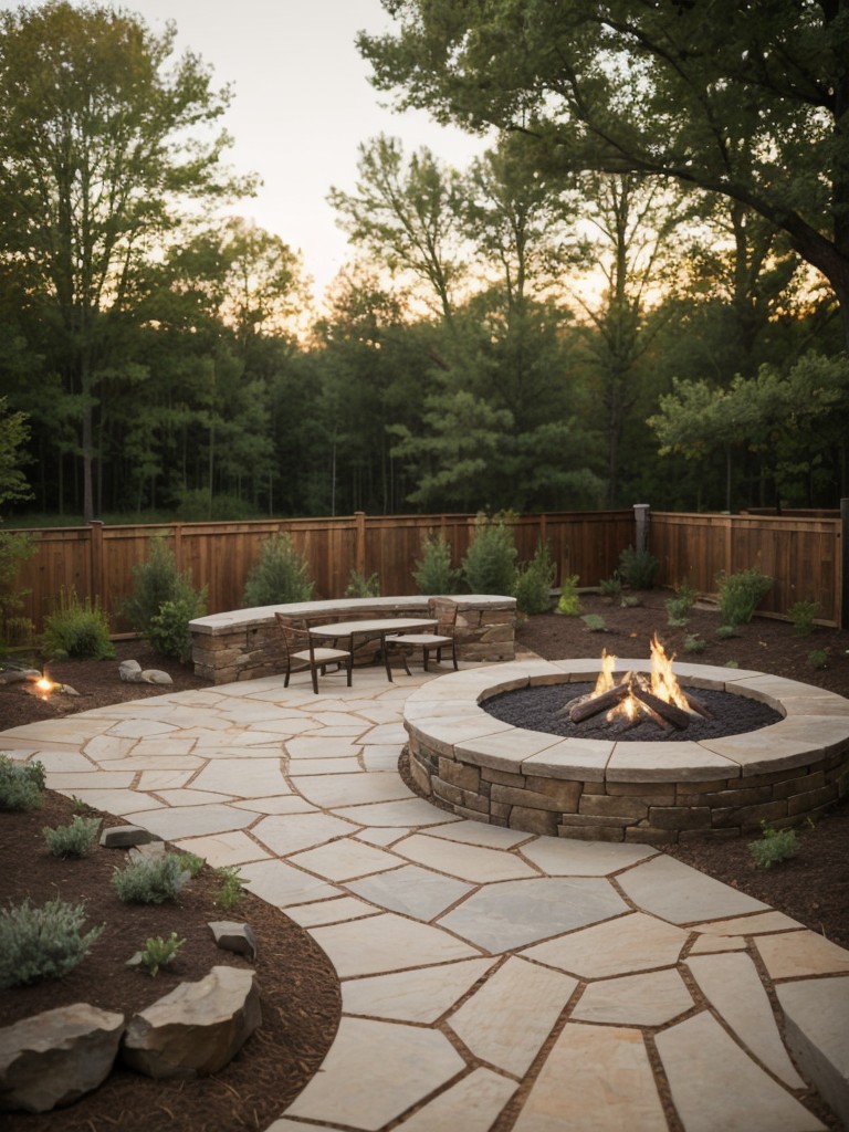 rustic-frontyard-design-ideas-featuring-natural-stone-pathways-wooden-fences-cozy-seating-areas-fire-pits