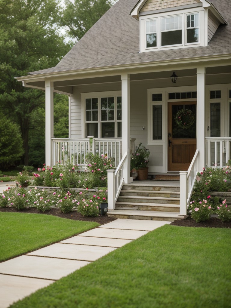 traditional-frontyard-garden-charming-picket-fence-climbing-roses-welcoming-front-porch