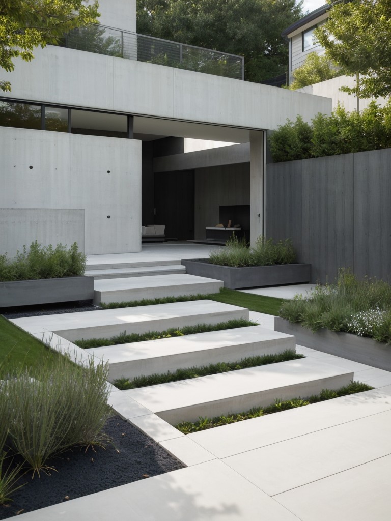 minimalist-frontyard-designs-that-focus-simplicity-clean-lines-incorporating-elements-like-concrete-pathways-geometric-planters-sleek-outdoor-furnitur