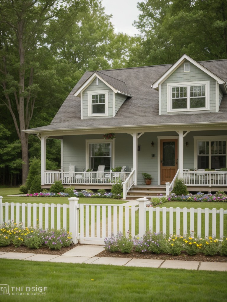 cottage-style-frontyards-charming-flower-beds-picket-fences-cozy-seating-area-evoking-sense-nostalgia-tranquility