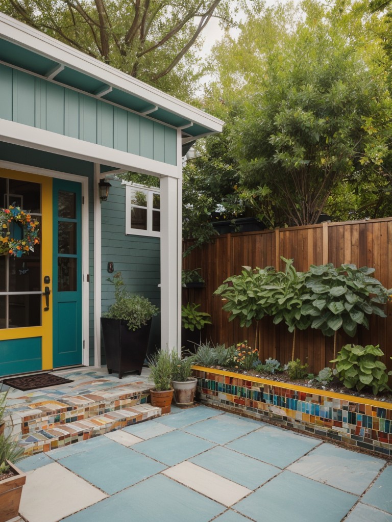 eclectic-frontyard-design-mixing-different-styles-using-blend-modern-vintage-elements-such-colorful-planters-repurposed-furniture-vibrant-mosaic-art-p