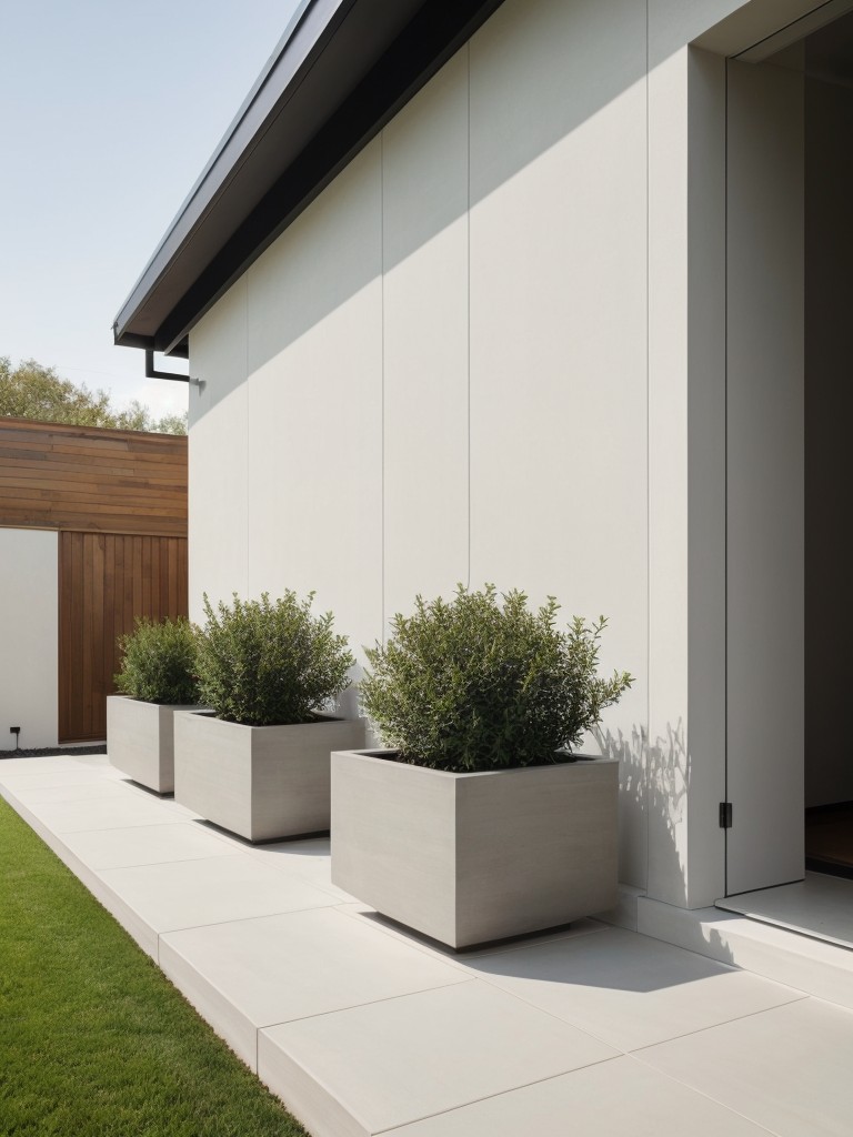 1-minimalist-frontyard-design-focus-clean-lines-simplicity-incorporating-large-pots-geometric-patterns-neutral-color-palette