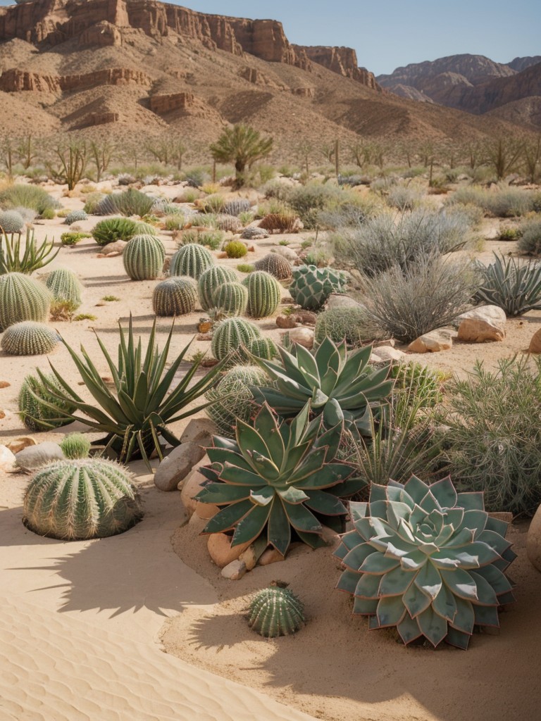 desert-inspired-frontyard-design-succulents-cacti-sand-colored-accents-capturing-beauty-tranquility-desert-landscape