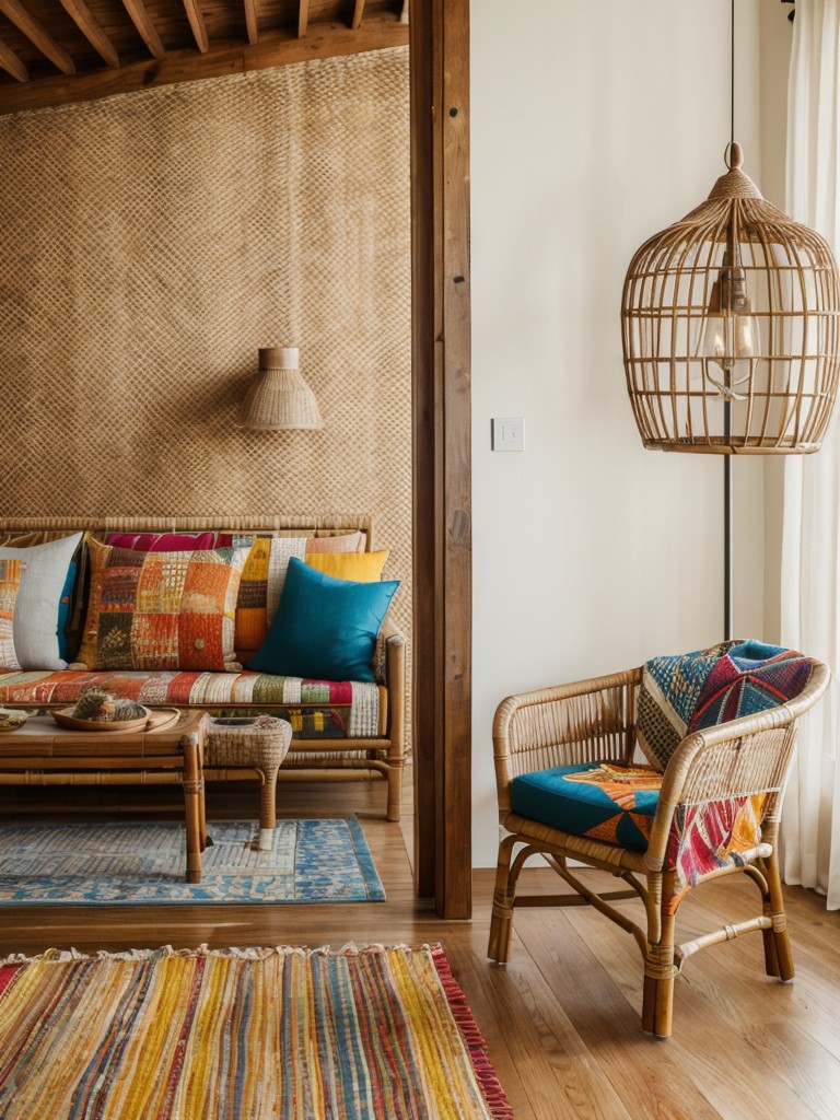 incorporating-bold-patterns-colorful-textiles-natural-materials-like-rattan-wood