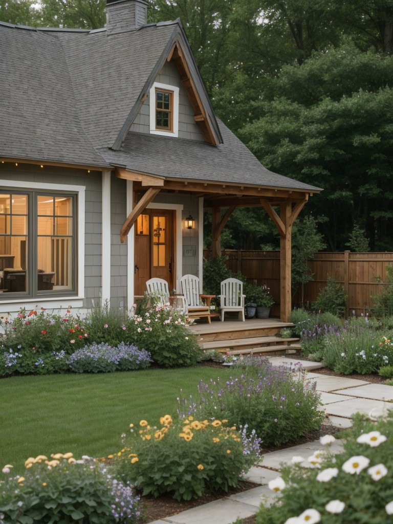 cottage-frontyard-design-ideas-evoking-cozy-charming-atmosphere-picket-fences-cottage-style-flowers-inviting-seating-areas