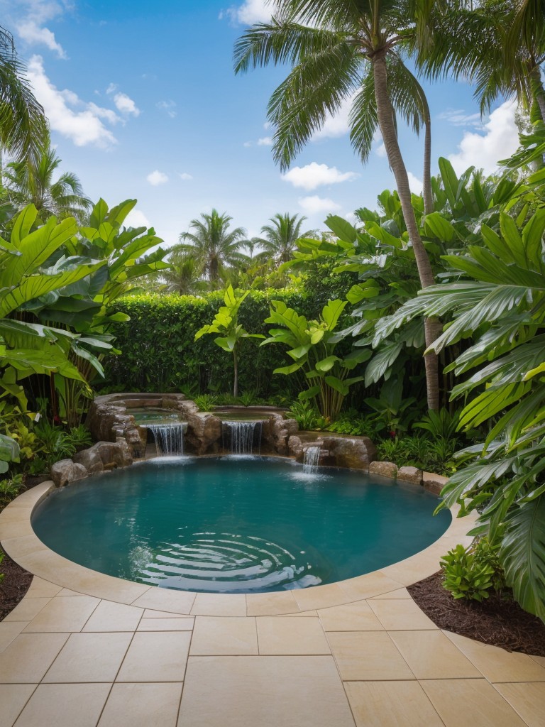 tropical-frontyard-oasis-lush-palm-trees-vibrant-flowers-soothing-water-feature