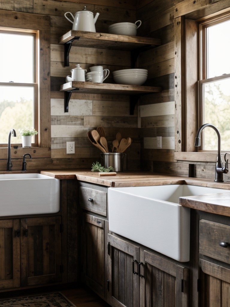 rustic-kitchen-design-reclaimed-wood-farmhouse-sink-vintage-accessories